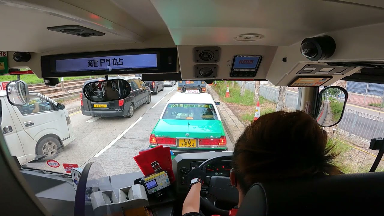 [車長視角] 龍門路爆屎渠改路行走 KMB 59X 屯門碼頭-旺角東站