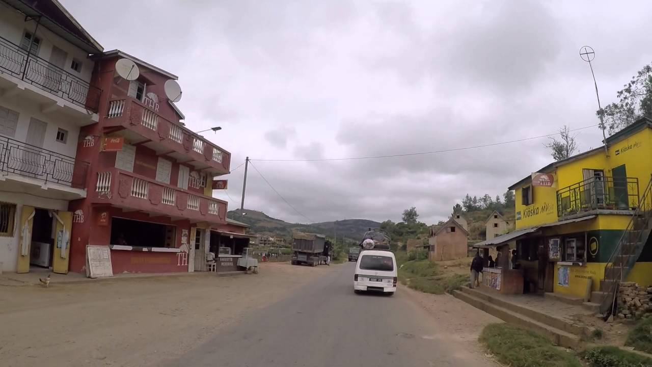 Madagascar Route rurale, Gopro / Madagascar Rural road, Gopro