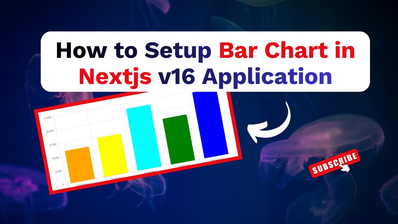 Как настроить столбчатую диаграмму в Nextjs v16: пошаговое руководство || Chart.js с Nextjs