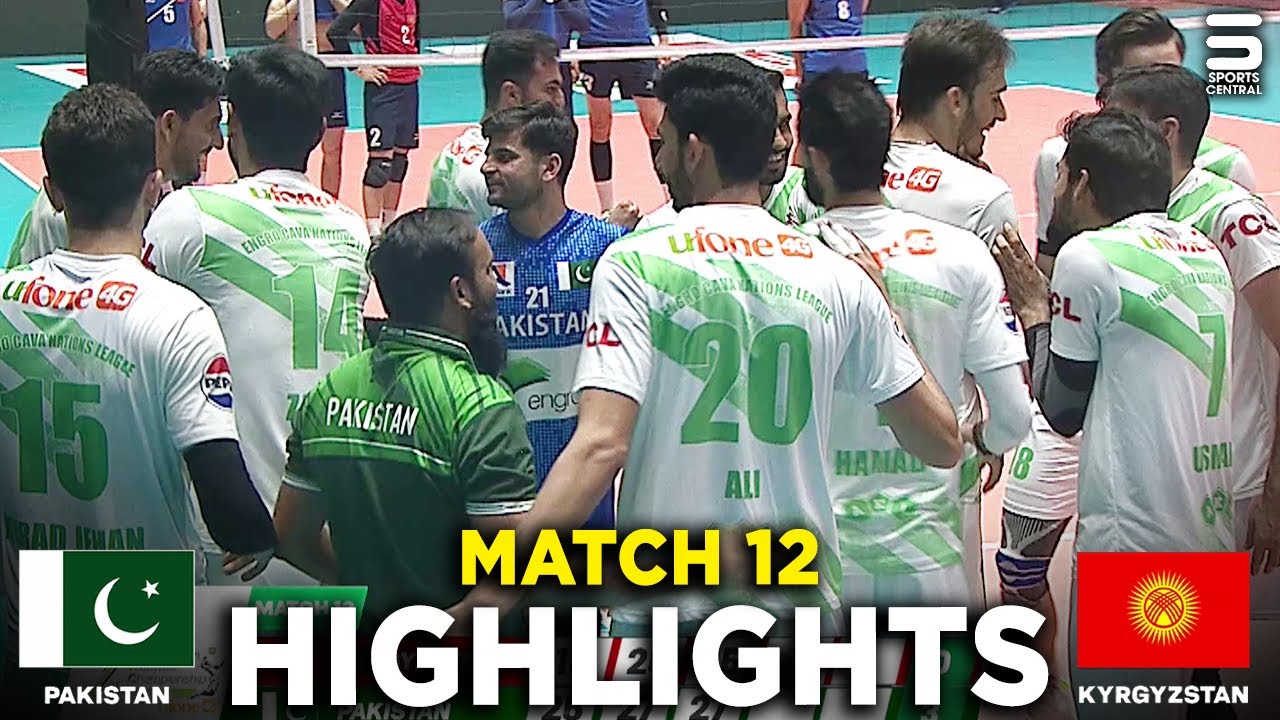Full Highlights | Pakistan vs Kyrgyzstan | Match 12 | 2nd Engro Cava Volleyball Nations League 2024