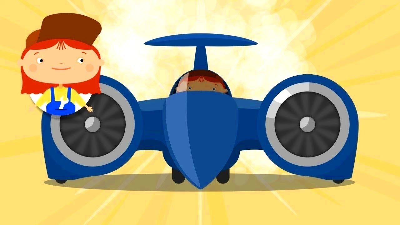 Doctor McWheelie - Kids' cartoon. A super fast car.