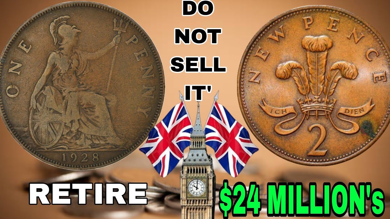 Super Rare Top 10 UK 2 new pence most valuable UK One Penny Coins that could Make you A millionaire!