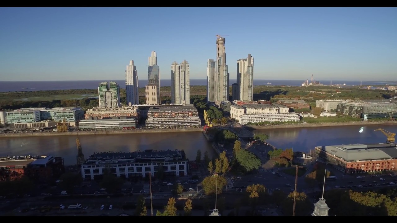 Puerto Madero, Obras e Inspecciones con Drones by 4kdron.com