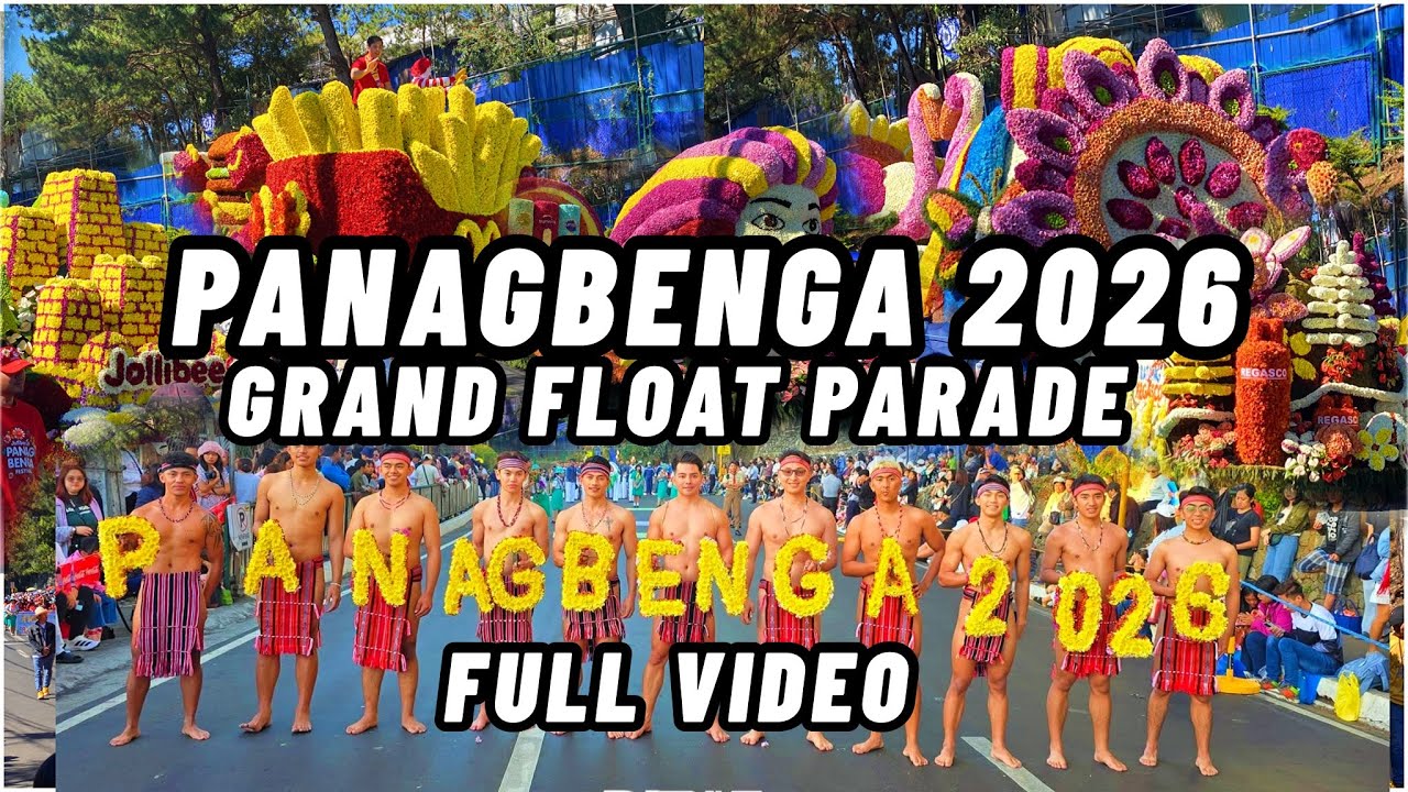 Panagbenga Festival 2026 - Grand Parade and floral float Parade #panagbengafestival2026 #baguiocity 