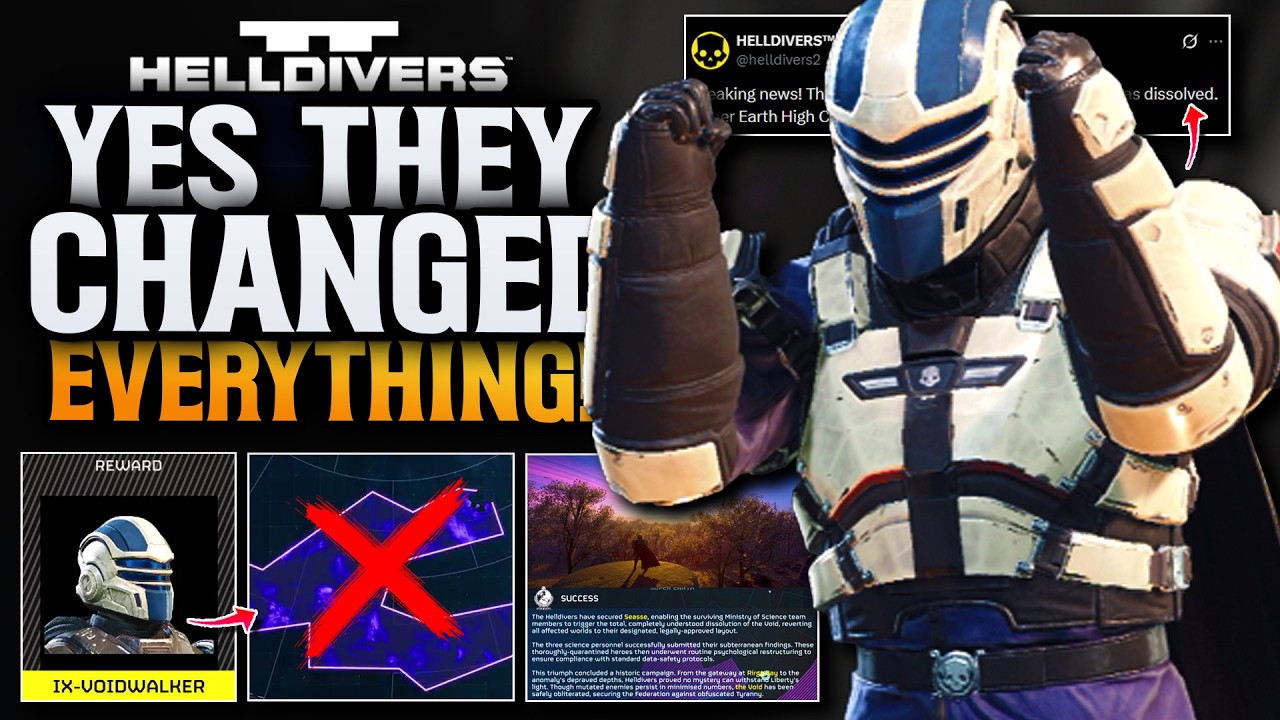 Разработчики Helldivers 2 резко сменили курс?!
