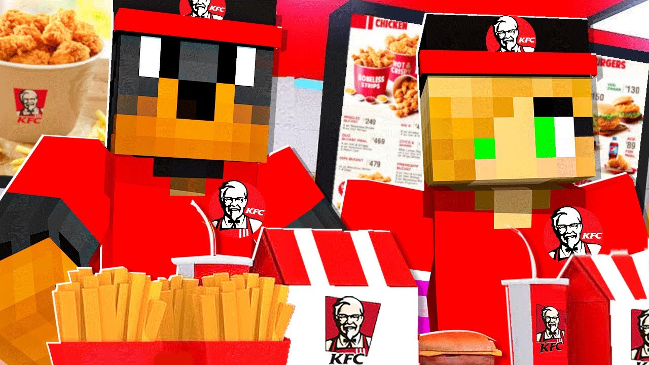 ZBUDOWALIŚMY KFC na MILIONOWICACH w Minecraft! 🍗 / Juli, Abra, Elviso, Agentix
