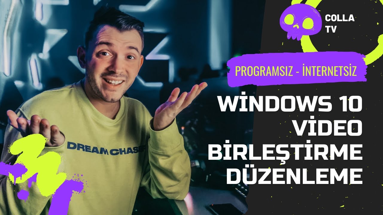 WİNDOWS 10 İLE PROGRAMSIZ, İNTERNETSİZ VİDEO EDİTLEME, BİRLEŞTİRME VİDEO D&Uuml;ZENLEYİCİ