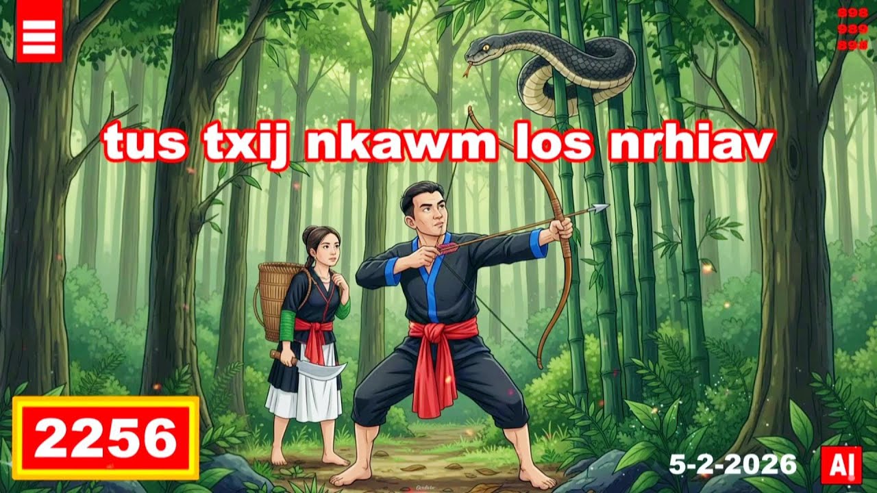 dab hais hmoob - 2256 - 5-2-2026 tus txij nkawm los nrhiav, วันที่มาถึง, That date.