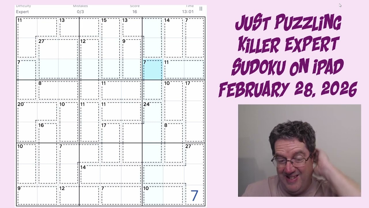 Learning Killer Sudoku By Doing and Explaining | February 28 2026