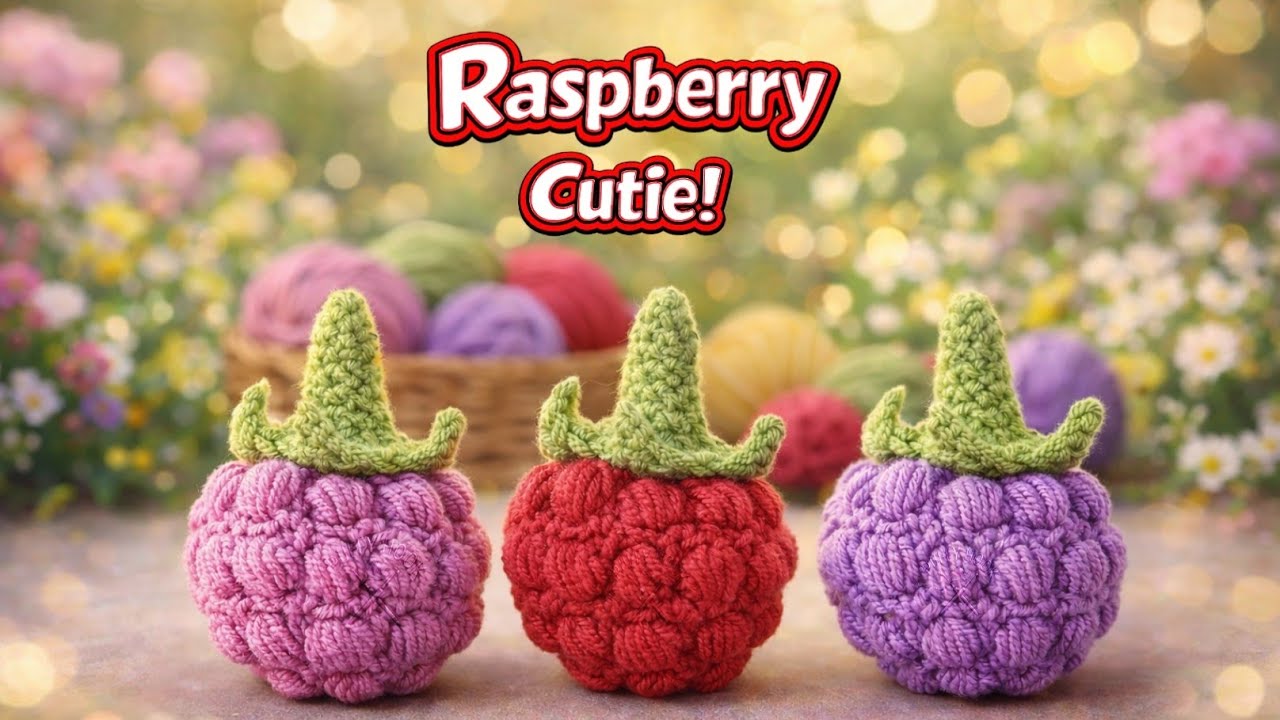 Crochet a Raspberry Amigurumi | Cute Berry Toy