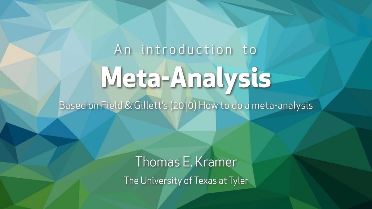 Conducting a Meta-Analysis