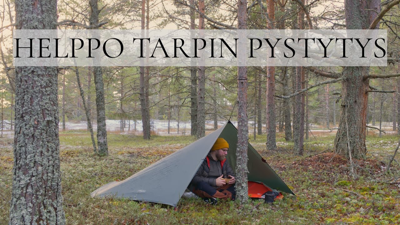Suojaava tarppimajoite helposti - Esittelyssä kaksi maavaatetta - DD Hammock Superlight Tarp