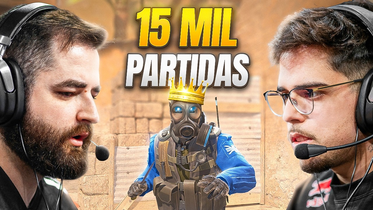 FALLEN E YUURIH JOGAM CONTRA UM JOGADOR COM 15 MIL PARTIDAS NA DUST 2