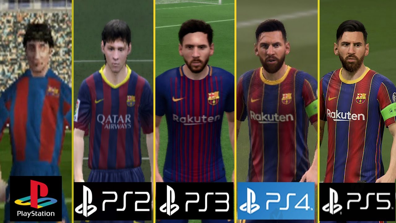 PS1, PS2, PS3, PS4 и PS5: сравнение графики и игрового процесса (серия FIFA)