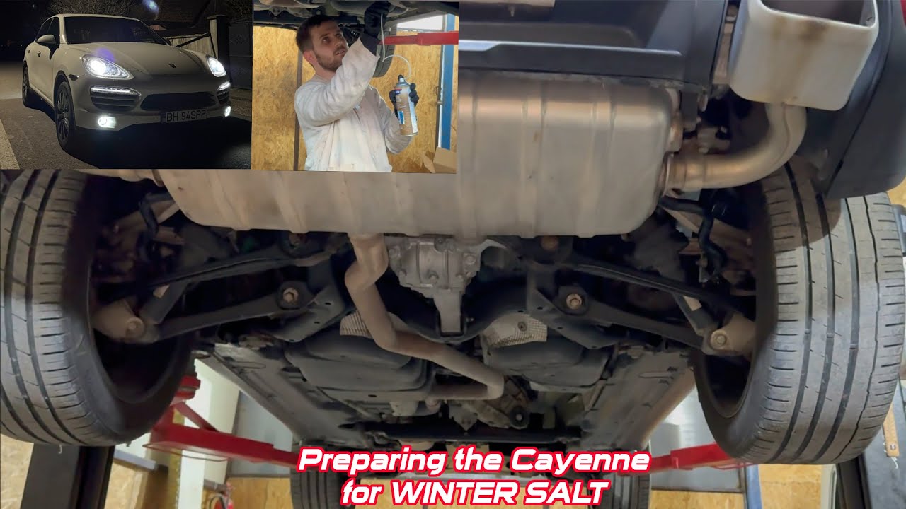 Cum Protejam de RUGINA Masina Iarna?? Underbody Wax Protection for Cayenne 958 !!!