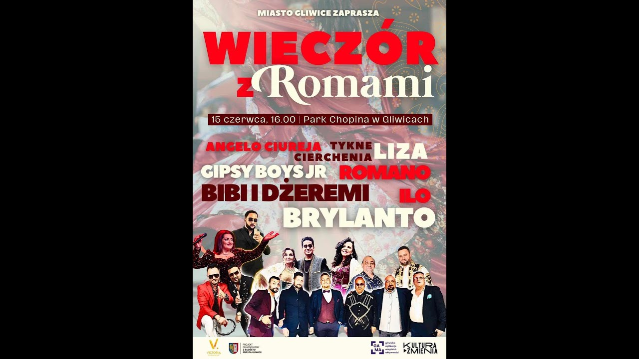 Wieczór z Romami w parku Chopina w Gliwicach 15 06 2024