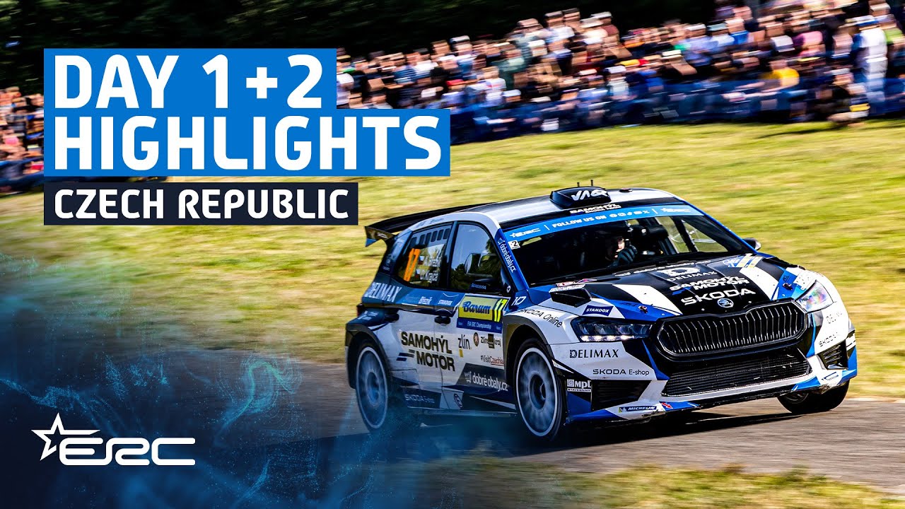 Day 1 + 2 Highlights | ERC Barum Czech Rally Zlín