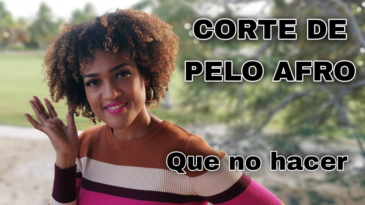CORTE DE CABELLO RIZO AFRO EN CASA