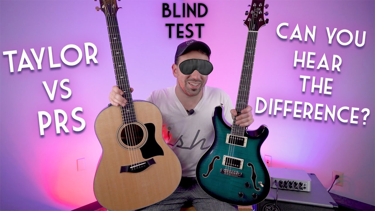 Taylor 317e Acoustic против PRS Hollowbody II Piezo — можете ли вы заметить разницу?