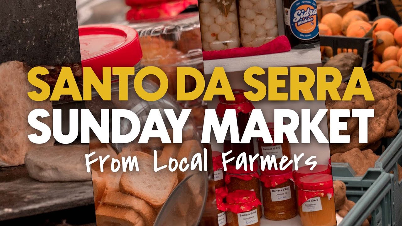 What to do in MADEIRA on a SUNDAY!? - Santo da Serra Farmer's Market