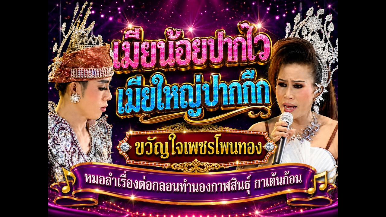 #คลิปเดียวจบ เมียน้อยปากไว เมียใหญ่ปากกืก - ขวัญใจเพชรโพนทอง #ดูต่อเนื่องเพลินๆ