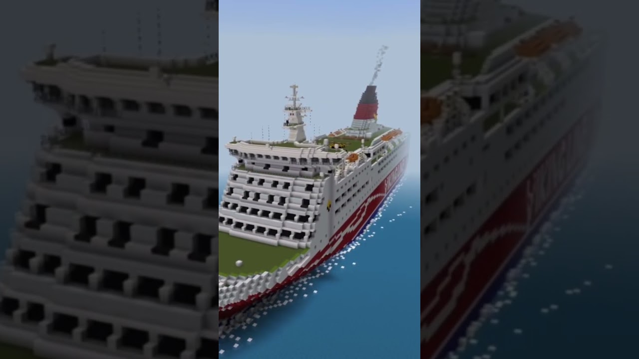 Amorella🥲 #ferry #minecraft #ocean #roroferry #ship #vikingline