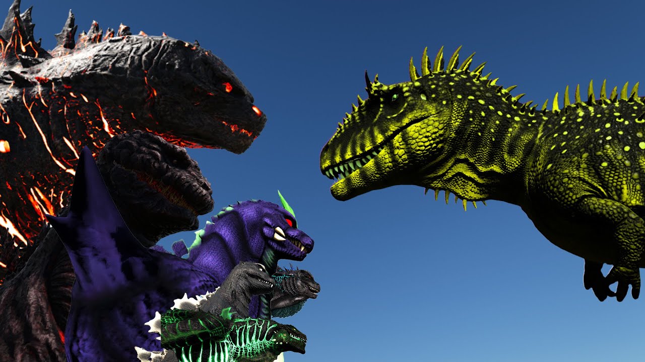 TEAM GODZILLA vs TEAM CARCHARODONTOSAURUS
