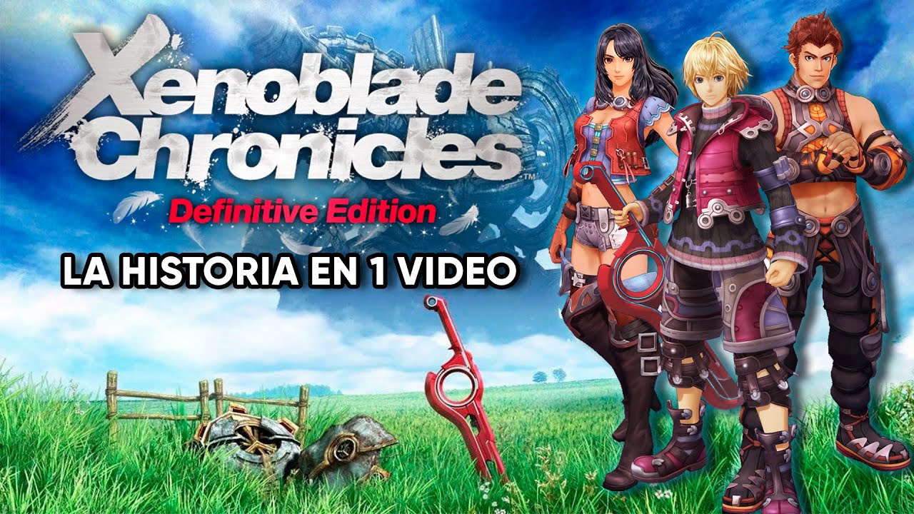 Xenoblade Chronicles: Definitive Edition ¡Toda la Historia en un Solo Video ÉPICO! 🎬🔥