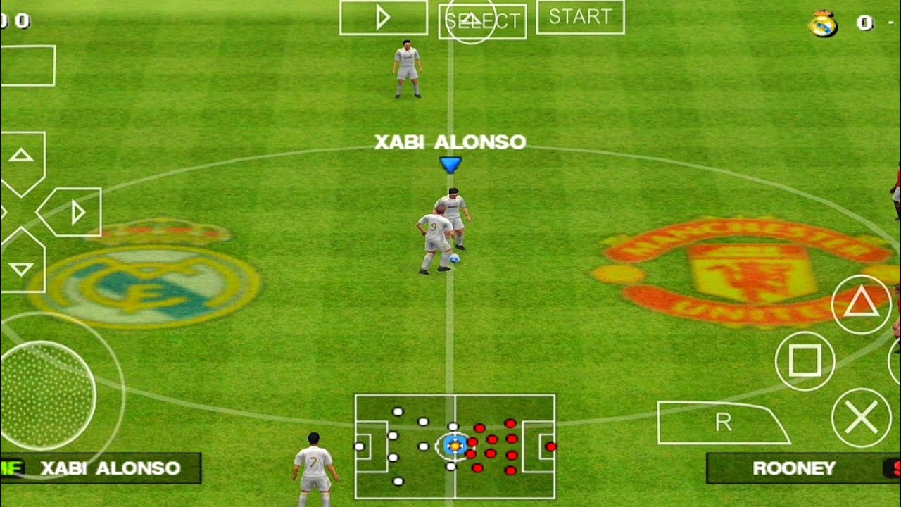 PES 12 | Real Madrid Vs Manchester United | eFootball PPSSPP Gameplay | Nostalgia