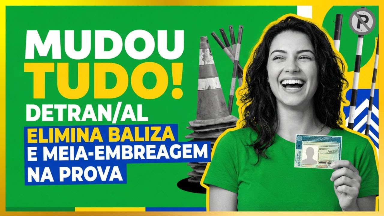 Fim da Baliza e  Meia embreagem no Detran/AL! 😱 Veja o que mudou na prova pr&aacute;tica !!!