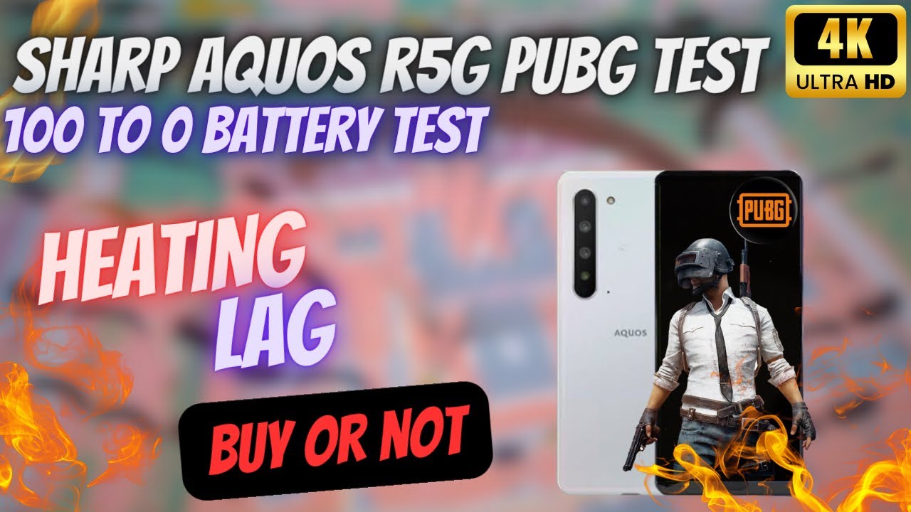 Sharp Aquos R5G Pubg Test, Heating and Battery Test | Aquos R5G Pubg Test | Best Gaming Mobile