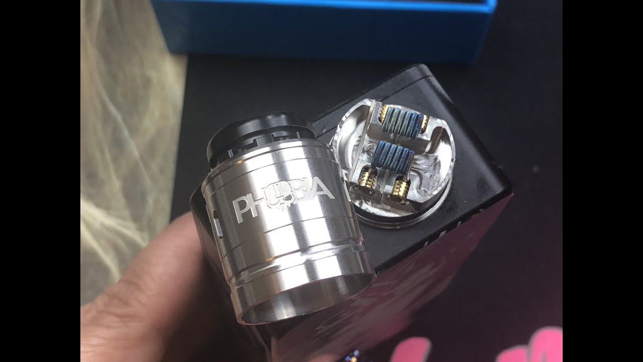 Атомайзер Phobia V2 RDA от Alex VaperMD и Vandy Vape