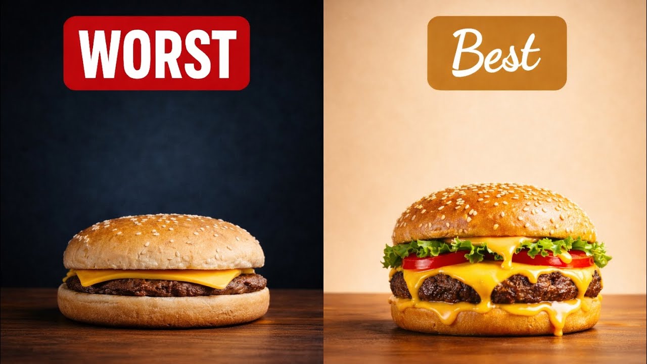 Every Fast Food Cheeseburger RANKED Worst To Best!