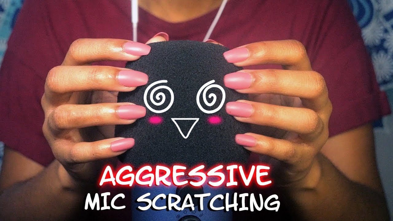ASMR | Deep Ear Fast & Aggressive Mic Scratching For Sleep | No Talking