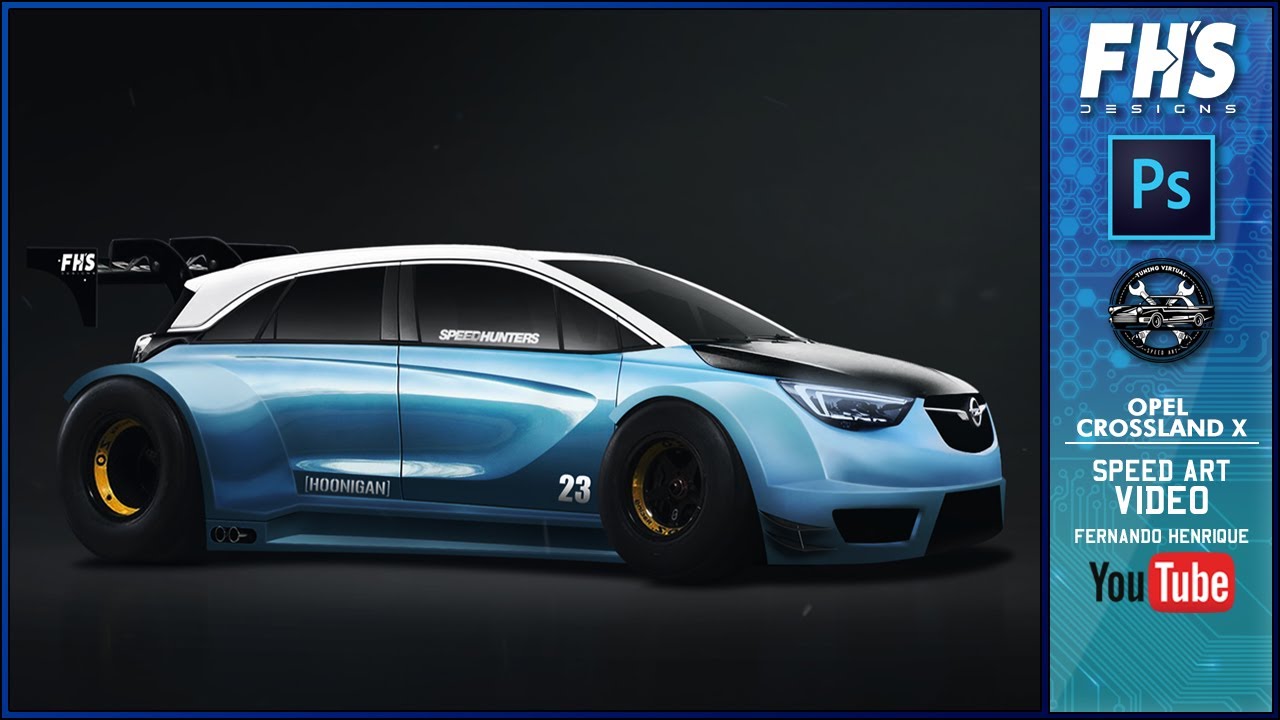 Opel Crossland X - Tuning Virtual (#photoshop)