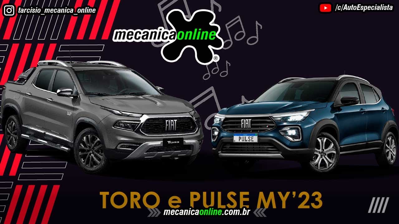 Pulse e Toro 2023 apresentam nova identidade sonora dos veículos Fiat