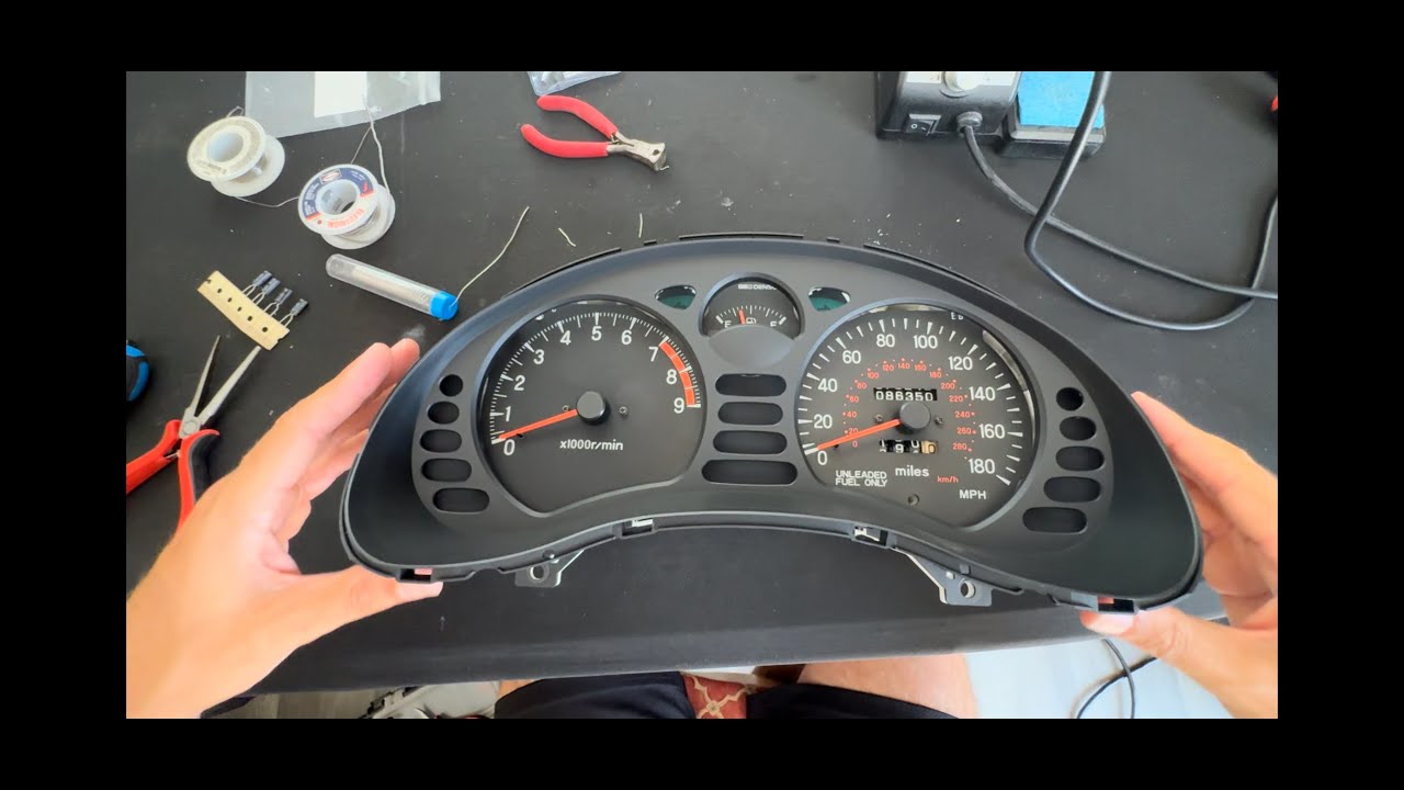 Mitsubishi 3000GT/GTO or Dodge Stealth Step By Step Tachometer Repair