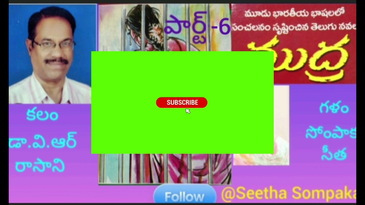 ముద్ర'పార్ట్-6,రచన-డా.వి.ఆర్.రాసాని,గళం-సోంపాక సీత#Short stories#telugu#Audio book@Seetha Sompaka 