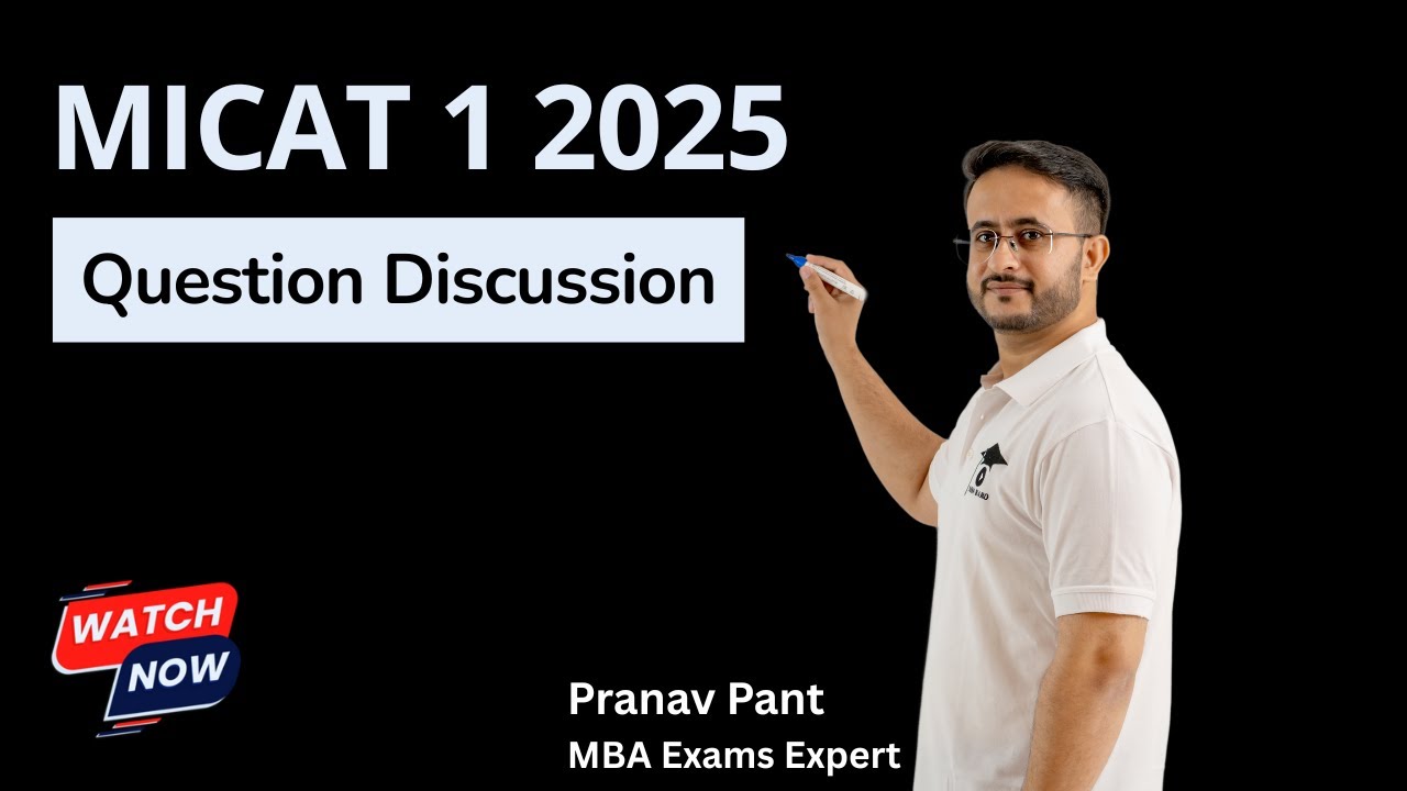 MICAT 1 2025 Question Discussion | Pattern, Difficulty, Cutoffs