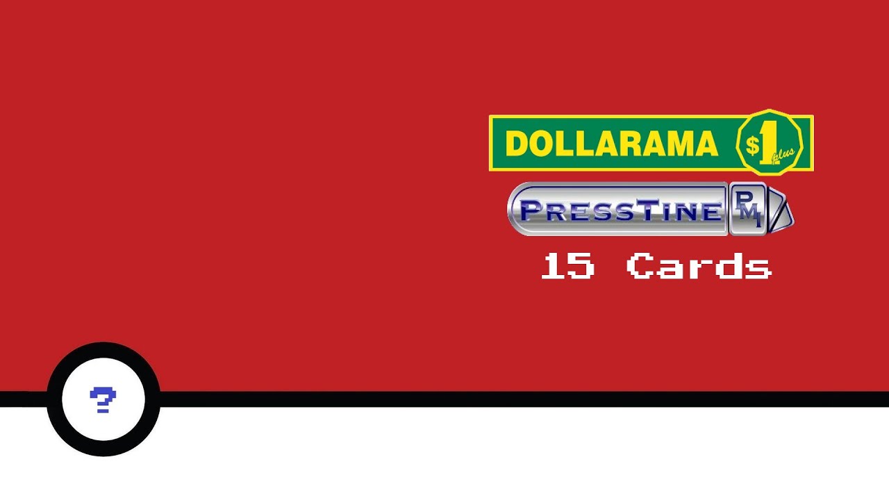 Worth It? - Dollarama PressTine - 15 Trading Cards