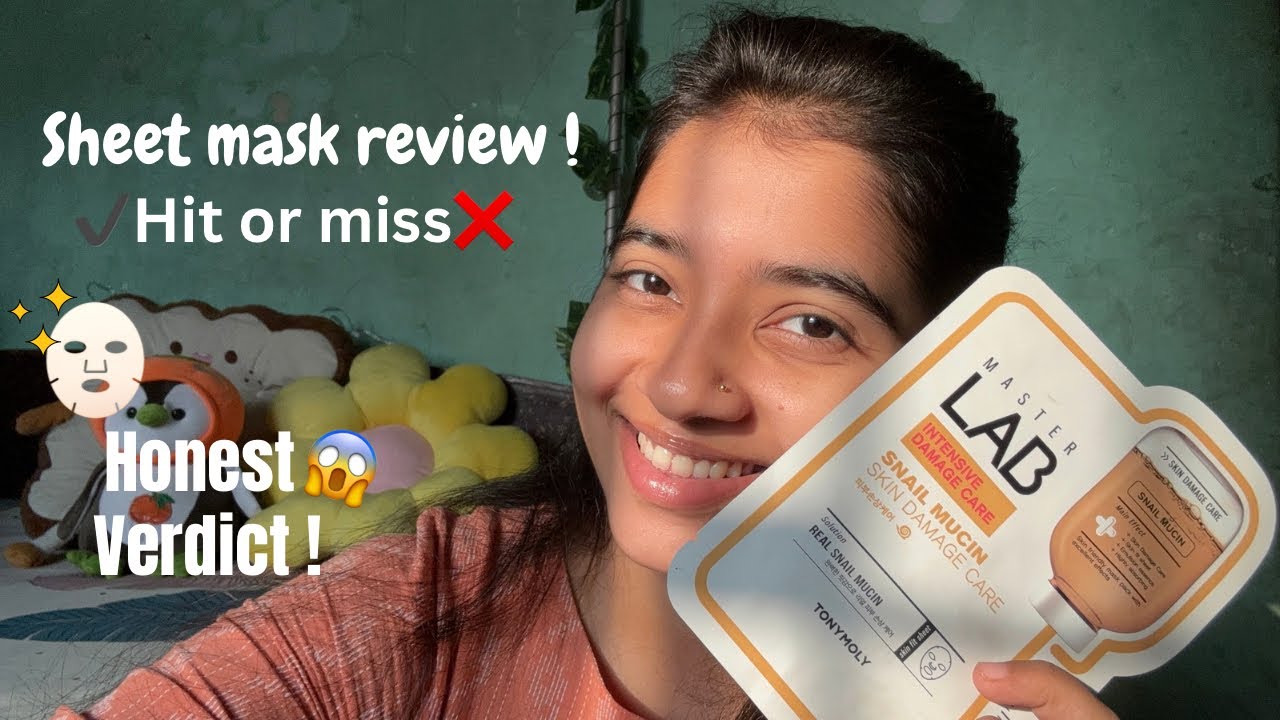 Is Tony Moly Snail Sheet Mask Worth It?  Honest Review | First Try Results