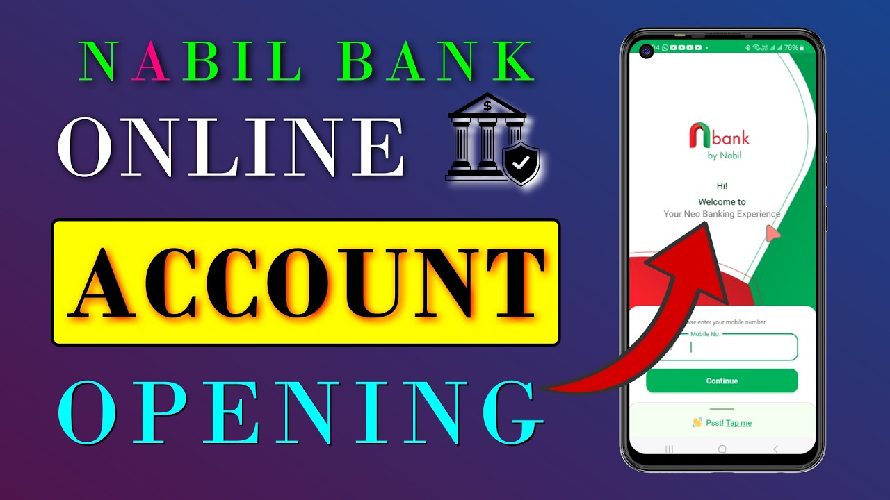 Nabil Bank Mobile Banking: How to OPEN ACCOUNT online?