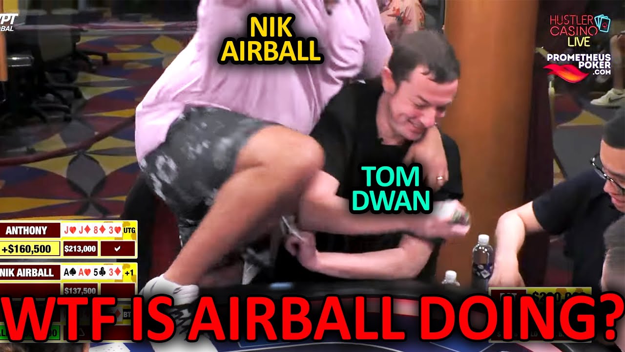 Nik Airball Has 5% Equity With Aces PREFLOP vs Tom Dwan