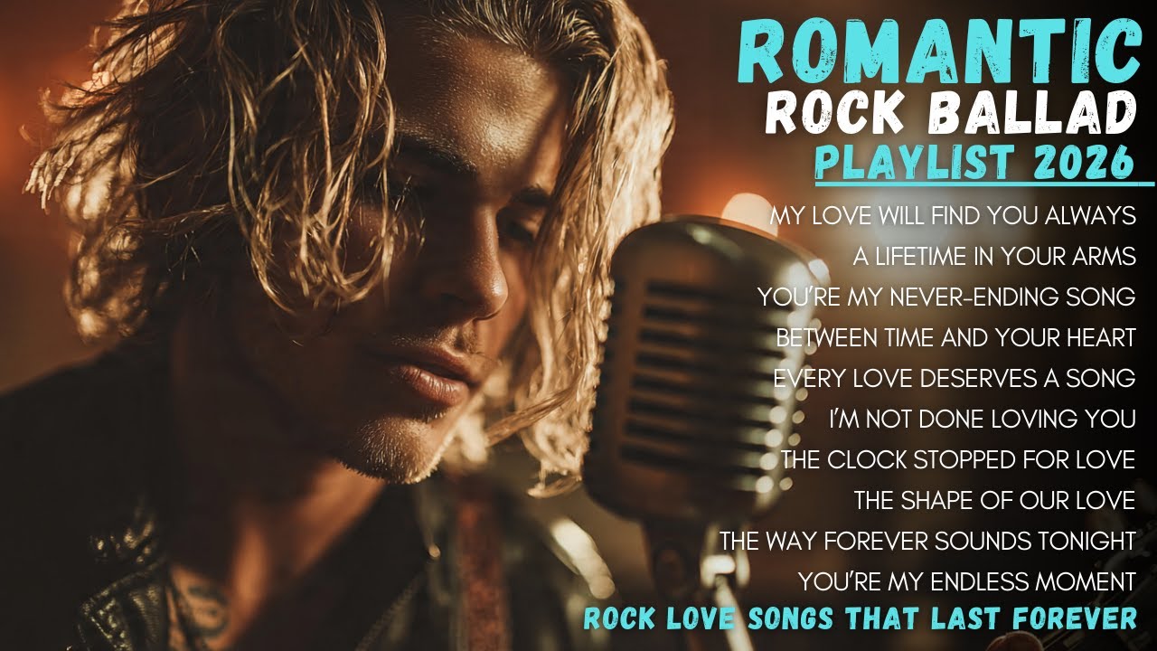 Romantic Rock Ballads Playlist | Love Songs That Stay ❤️🎸