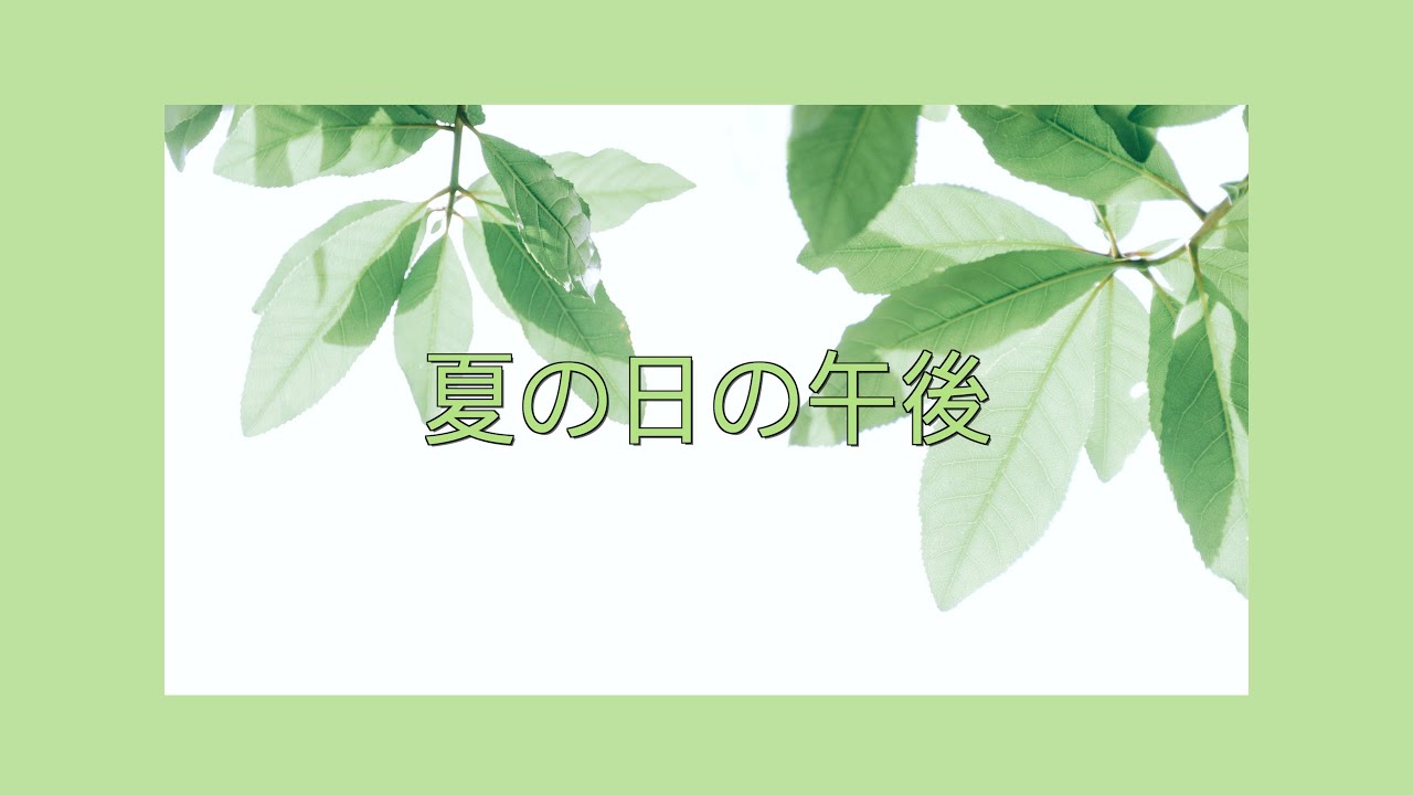 [한국어 가사 번역] 岡村孝子(Okamura Takako) - 夏の日の午後(여름날의 오후)