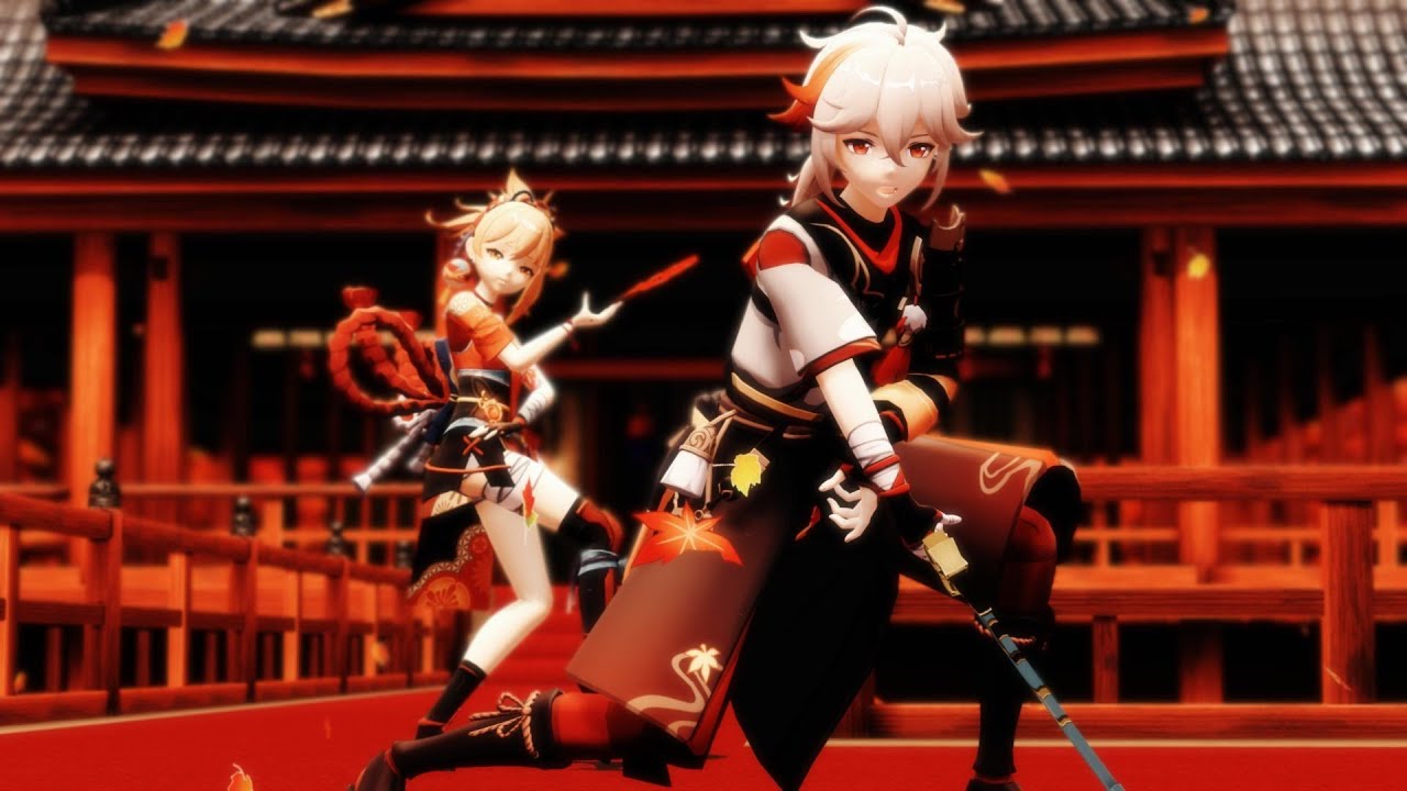 【MMD x Genshin Impact】番凩 / Wintry Winds (Kazuha x Yoimiya)