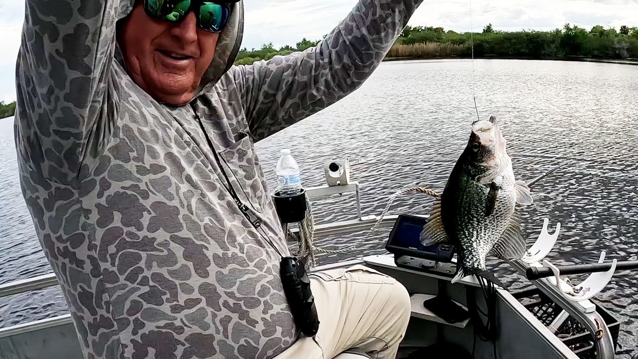 Catching HUGE CRAPPIE with Cane Poles on Kissimmee River