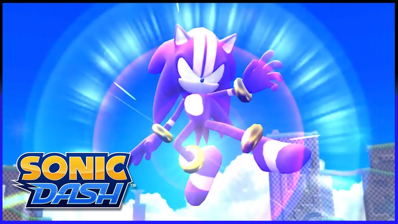 Sonic Dash - Darkspine Sonic Gameplay Showcase (MAX Level)