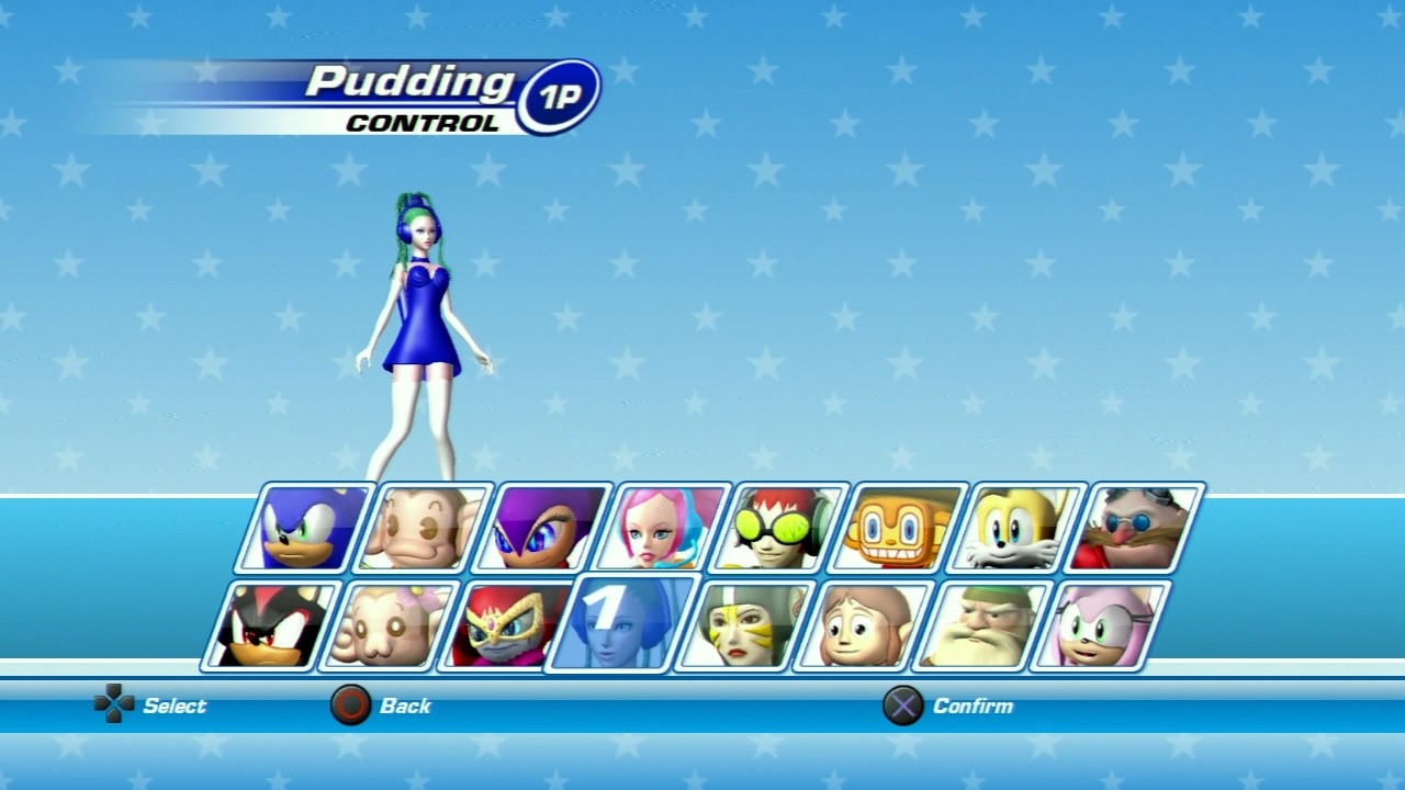 Sega Superstars Tennis (PS3) All Characters