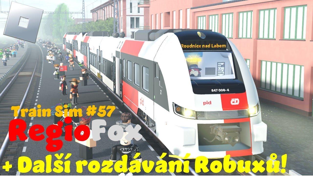 Další Robuxy zdarma a RegioFox! | Roblox Train Sim #57